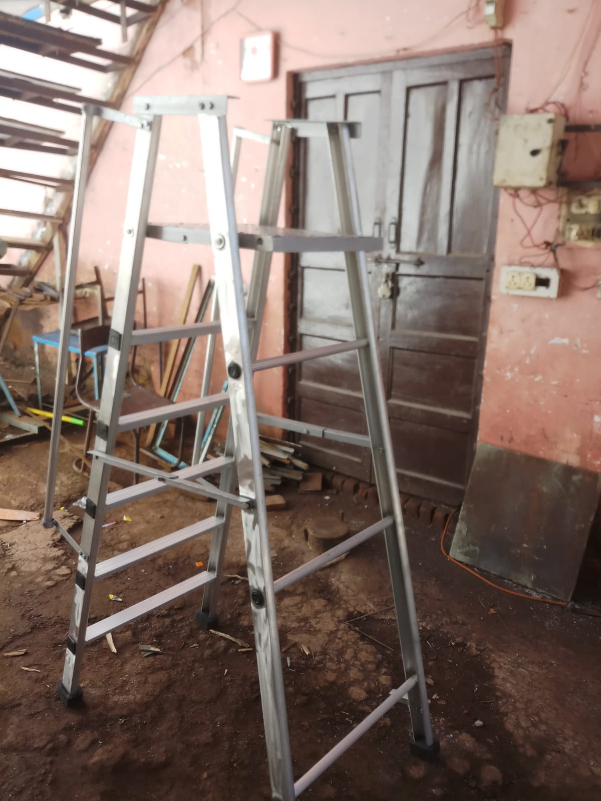 Aluminium Folding Stap Ladder2